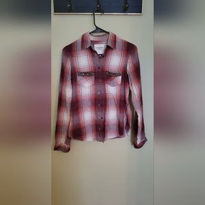 Embellished flannel